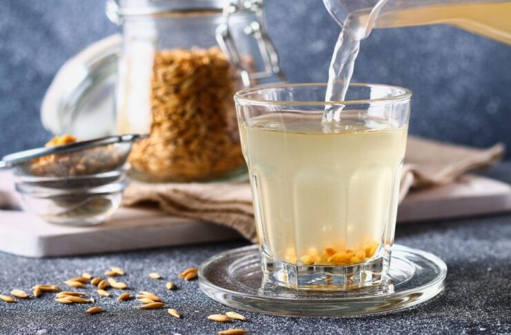 agua con avena